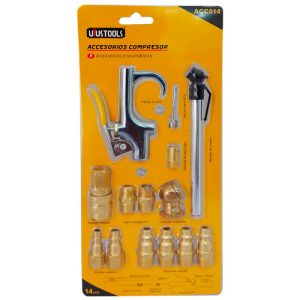 ACCESORIOS COMPRESOR 14PCS UYUSTOOLS