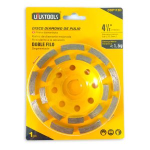 DISCO DIAMOND DE PULIR 115MM DOBLE FILO UYU