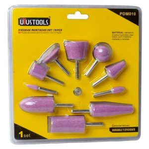 PIEDRAS MONTADAS JUEGO 10 PZAS UYUSTOOLS