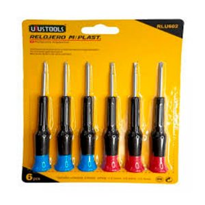 JGO DE DESARMADORES RELOJEROS MAGNETIZADO 6PZAS UYUSTOOLS