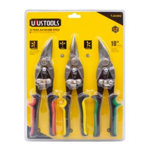 JGO DE TIJERAS P/LAMINA TIPO AVIACIÓN 3PCS UYUSTOOLS