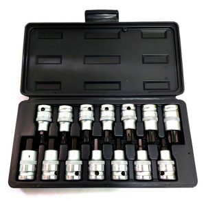 JGO DE COPAS TORX R-1/2" 14 PZAS T-30-T70 / 5-14MM UYUSTOOLS