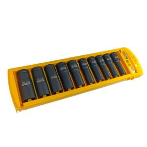 JUEGO DE DADO IMPACTO LARGO 1/2" SET 10PCS UYU