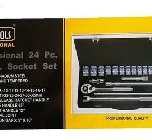 DADO SET 24PCSX 1/2" TAIWAN CAJA-METAL