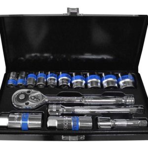 DADO SET 15PCSX 3/8" TAIWAN CAJA-METAL