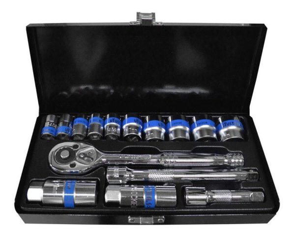 DADO SET 15PCSX 3/8" TAIWAN CAJA-METAL