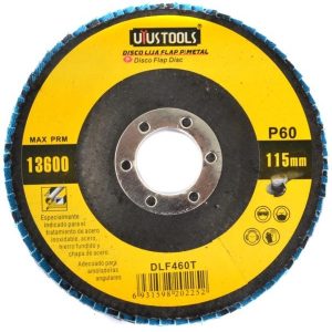 DISCO LIJA FLAP P/METAL 115MM #60 UYU