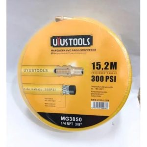 MANGUERA PVC PARA COMPRESOR 3/8" 50FT UYU